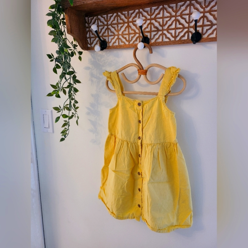 Sweet Yellow Dress From H&M 5T
